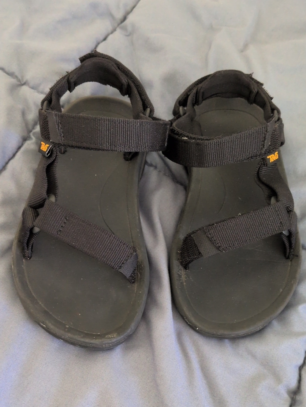 Teva Kids Black Adjustable Strap Sandals